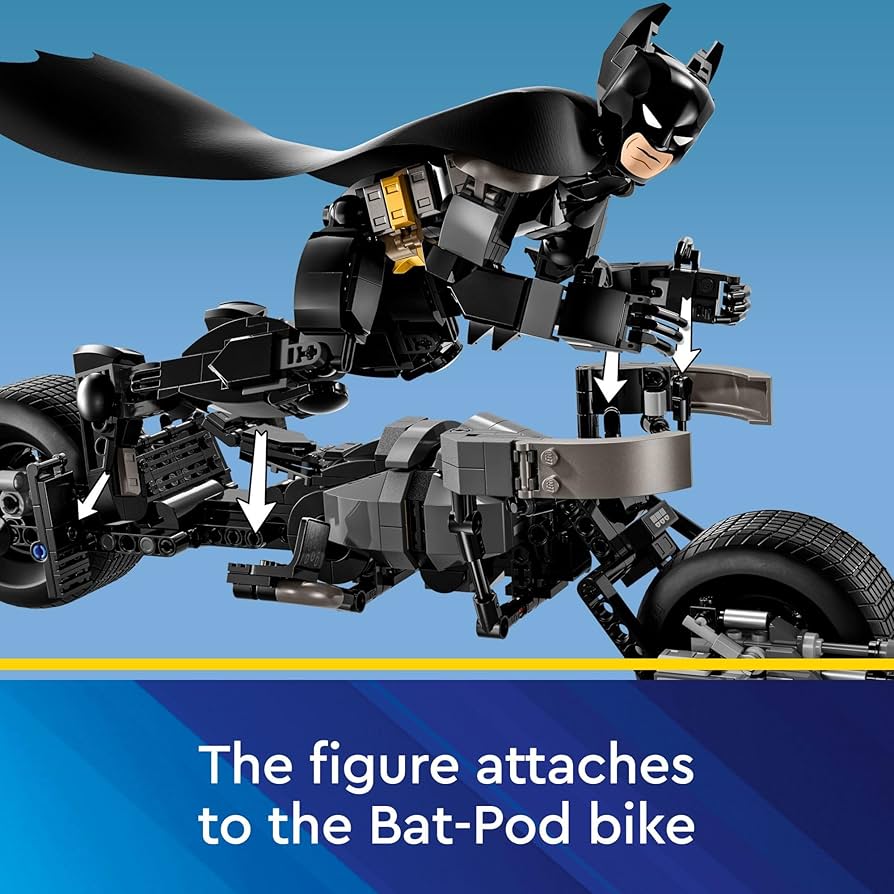 THE BAT-POD スケールモデル　バッドマン Amazon.com: LEGO DC Batman Construction Figure & The Bat-Pod